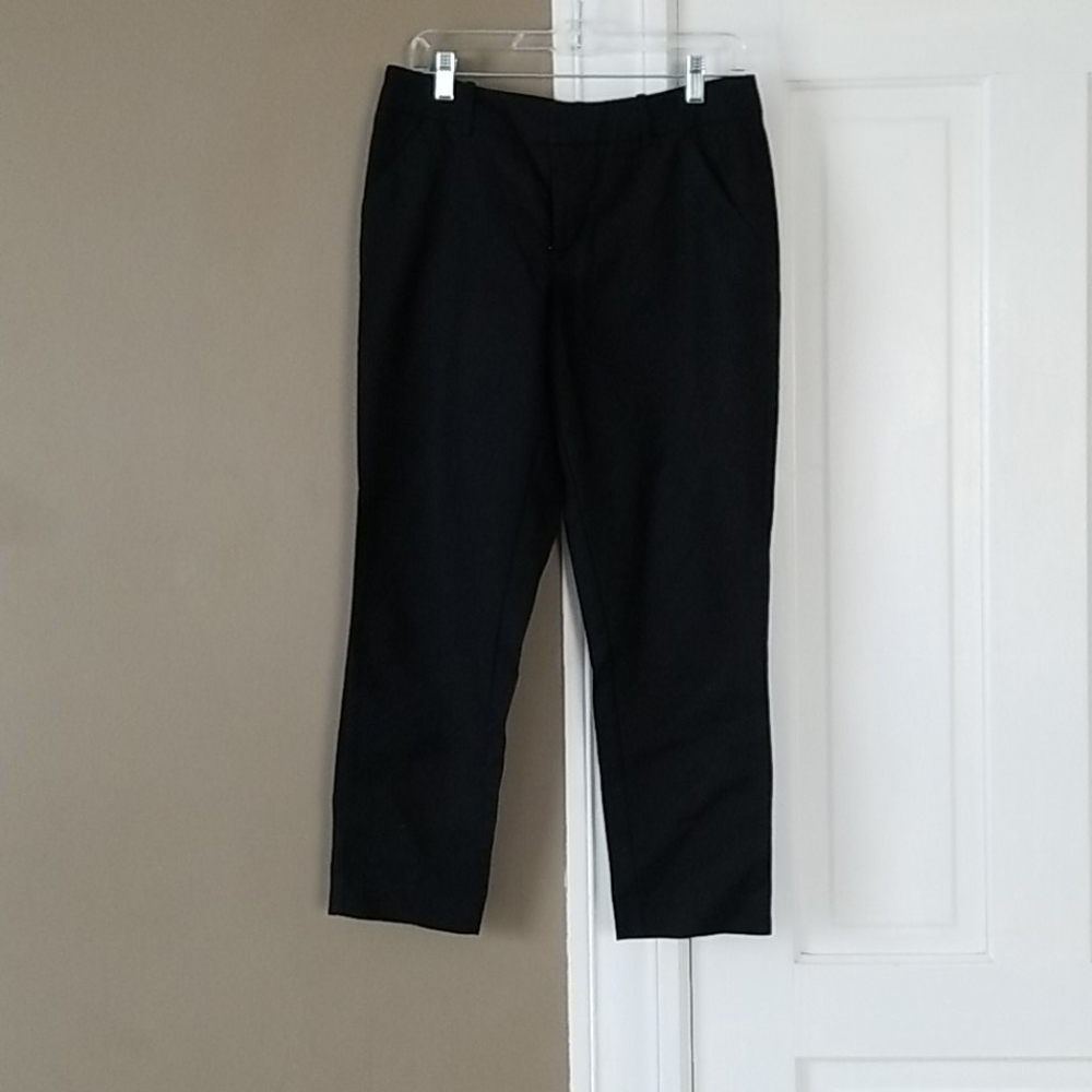 Merona Black Cotton Dress Pants